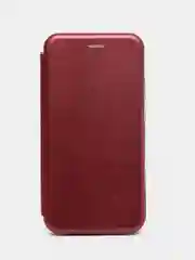 Багровый чехол-книжка Xiaomi Redmi 12, 12С,9C,9A,9,7,7A,8,8A,4X,10, Note 12, 9,9S,9Pro,8/8 Pro,7,8T