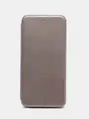 Серебряный чехол-книжка Xiaomi Redmi 12, 12С,9C,9A,9,7,7A,8,8A,4X,10, Note 12, 9,9S,9Pro,8/8 Pro,7,8T