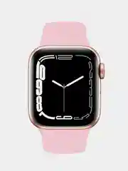 Розовый умные часы S8 Smart Watch New 2022, с беспроводной зарядкой