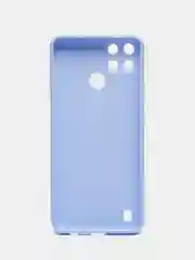 Голубой чехол Realme C21Y/C25Y, силиконовый, с защитой камеры, Реалми С21У С25У