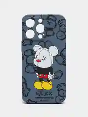 Небесно-голубой чехол Kaws для iPhone 13 Pro