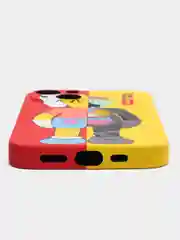 Желтый чехол KAWS для iPhone 13