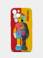 Желтый чехол KAWS для iPhone 13
