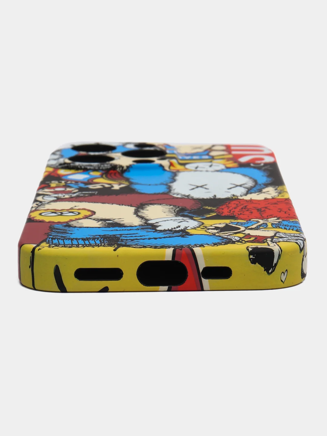 Бордовый чехол Kaws для iPhone 13 Pro