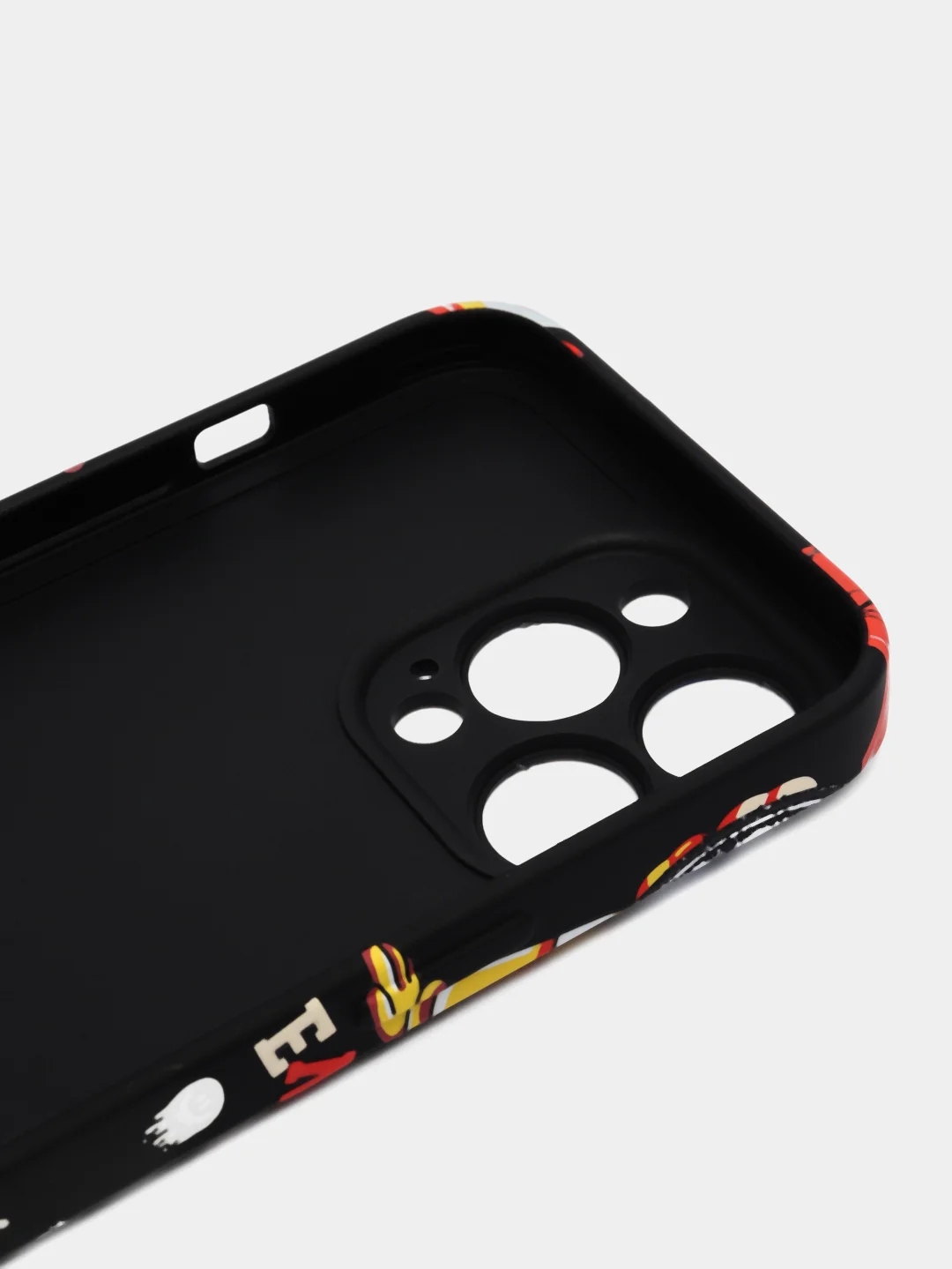 Бордовый чехол Kaws для iPhone 13 Pro