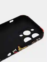 Бордовый чехол Kaws для iPhone 13 Pro