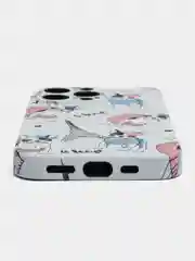 Белый чехол Kaws для iPhone 13 Pro