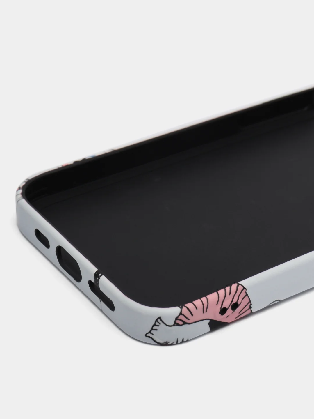 Белый чехол Kaws для iPhone 13 Pro