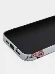 Белый чехол Kaws для iPhone 13 Pro