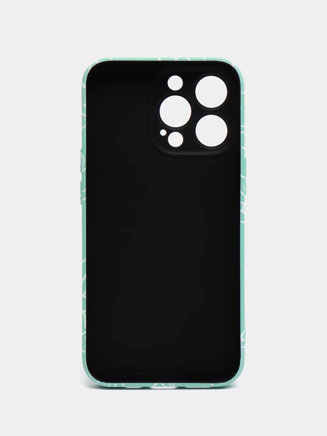 Бирюзовый чехол Kaws для iPhone 13 Pro