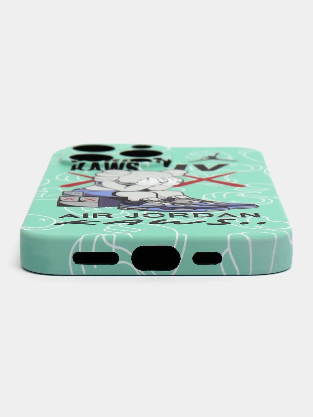 Бирюзовый чехол Kaws для iPhone 13 Pro