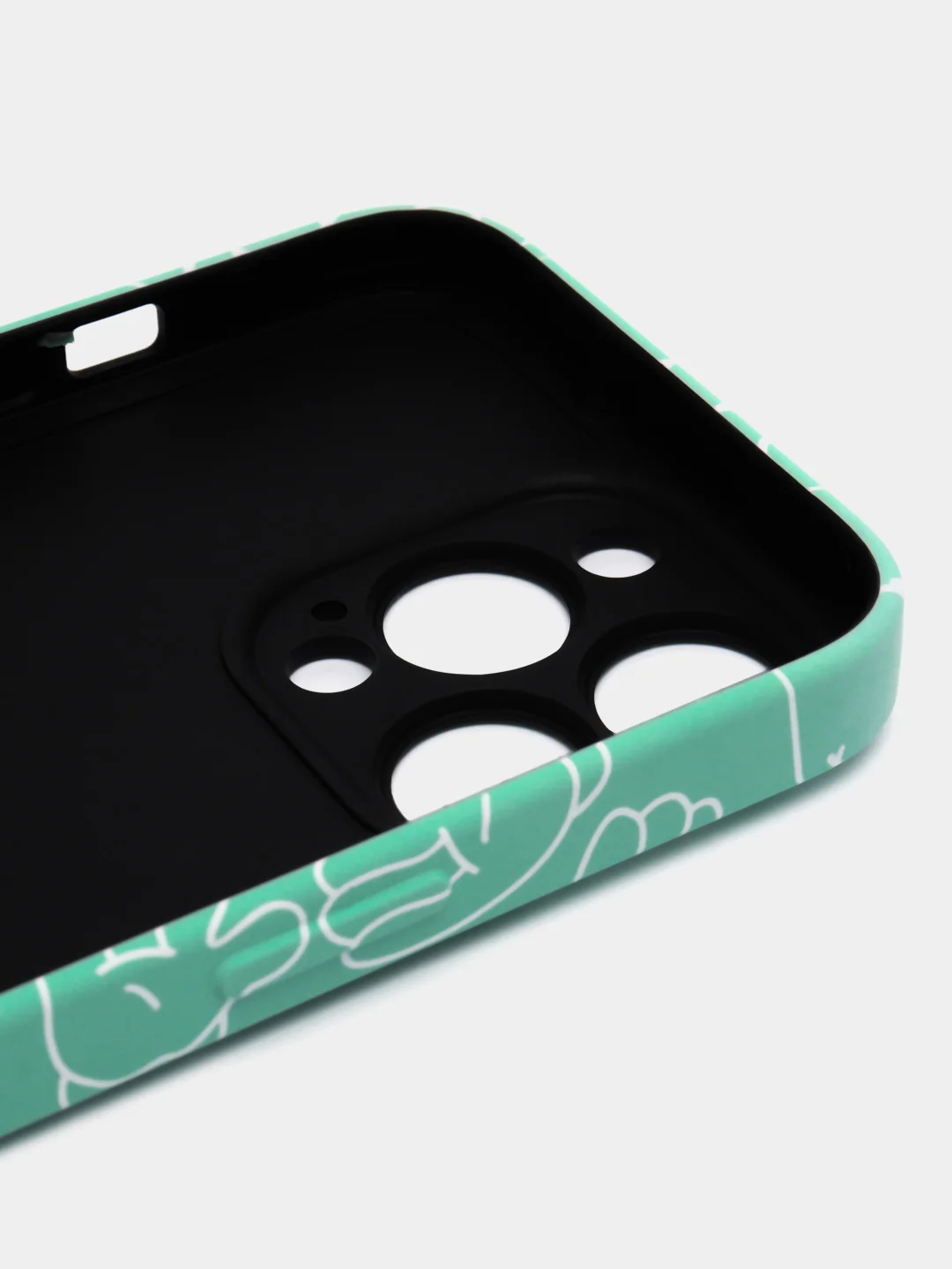 Бирюзовый чехол Kaws для iPhone 13 Pro