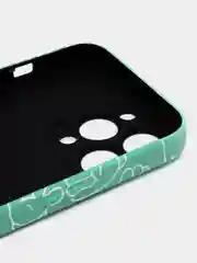 Бирюзовый чехол Kaws для iPhone 13 Pro