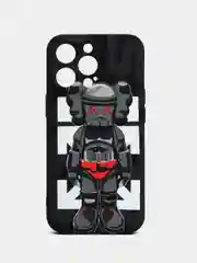 Серый меланж чехол Kaws для iPhone 13 Pro