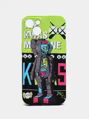Лайм чехол KAWS для iPhone 13