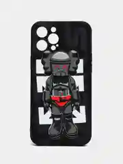 Серый меланж чехол Kaws для iPhone 12 Pro Max