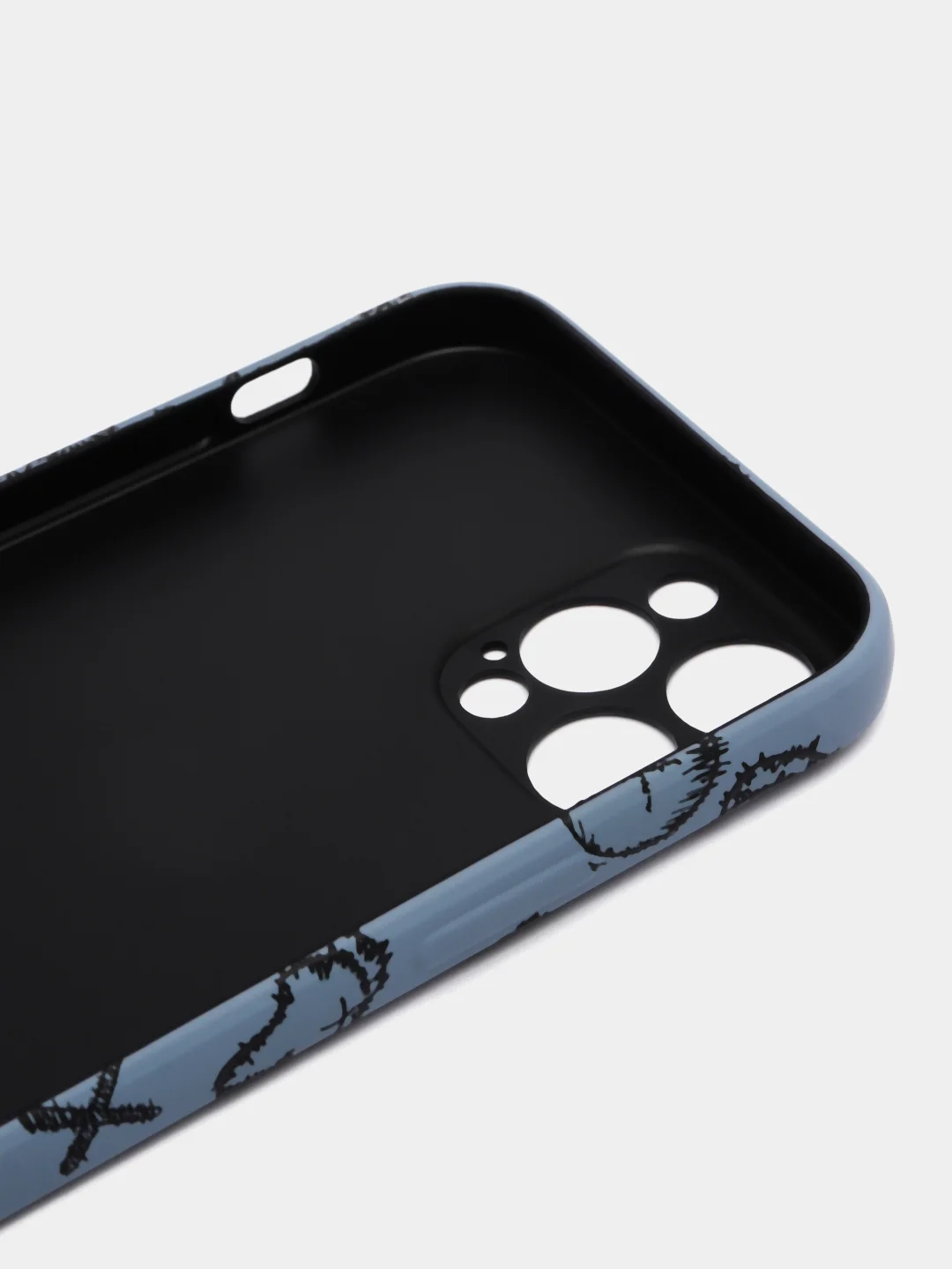 Небесно-голубой чехол для iPhone 12 Pro KAWS