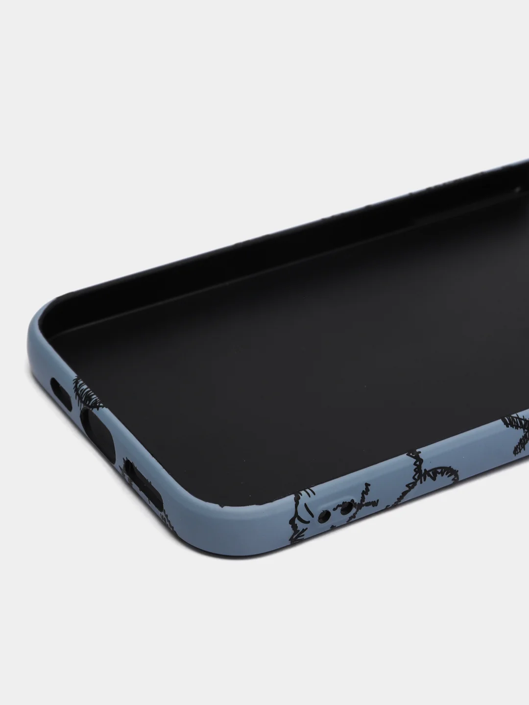Небесно-голубой чехол для iPhone 12 Pro KAWS