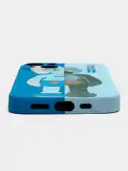 Голубой чехол KAWS для iPhone 13