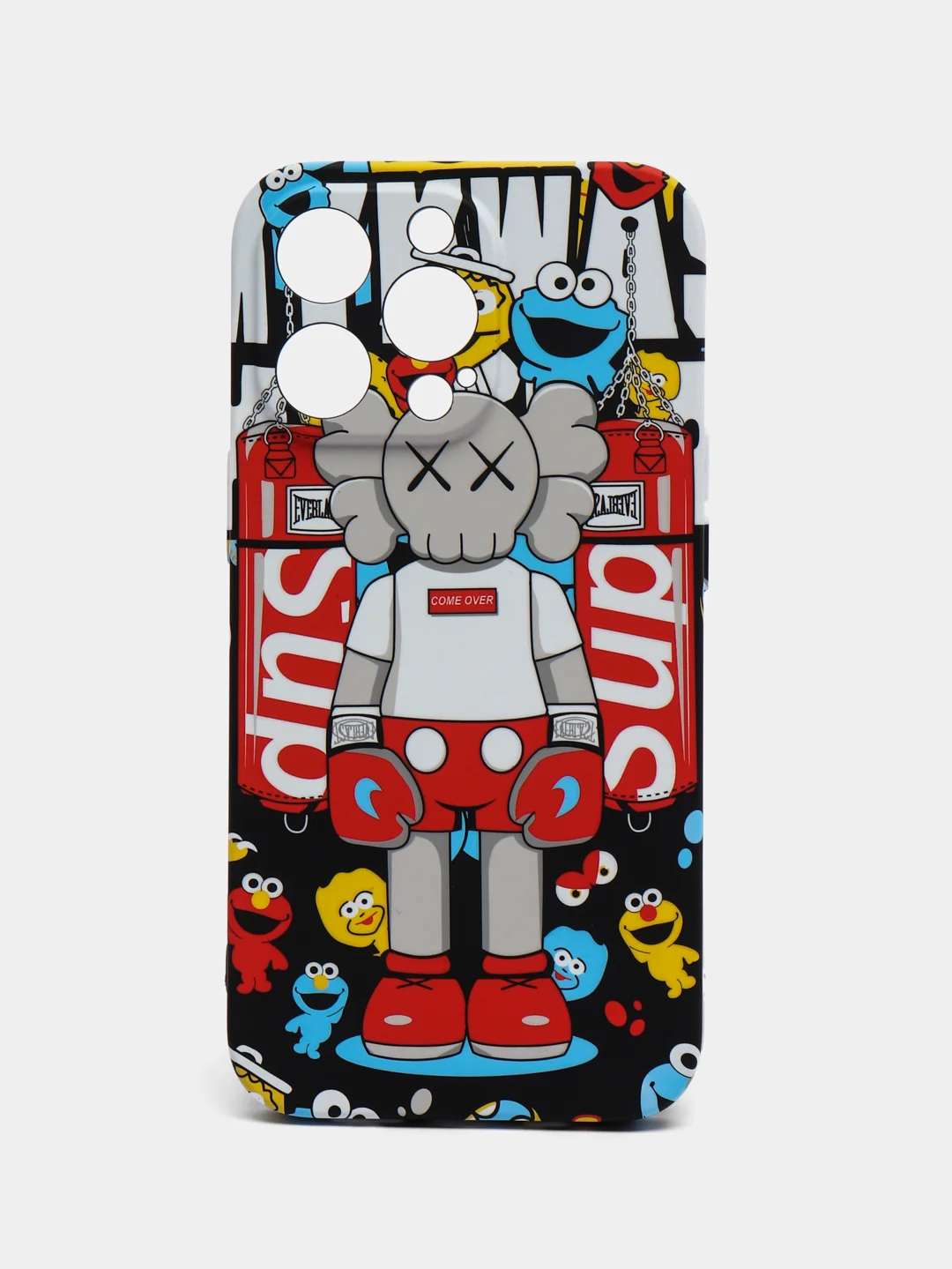 Красный чехол Kaws для iPhone 13 Pro