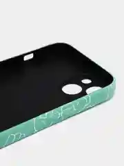Бирюзовый чехол KAWS для iPhone 13