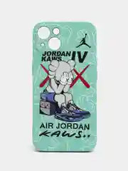 Бирюзовый чехол KAWS для iPhone 13