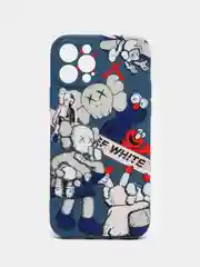 Синий меланж чехол для iPhone 12 Pro KAWS