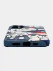Синий меланж чехол для iPhone 12 Pro KAWS