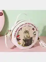 Белый набор DIY "Сделай сам": сумка из экокожи