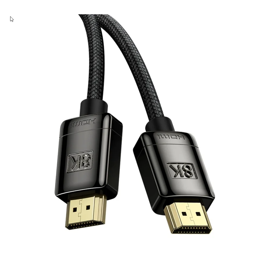 Черный кабель-адаптер Baseus High Definition Series HDMI 8K - HDMI 8K