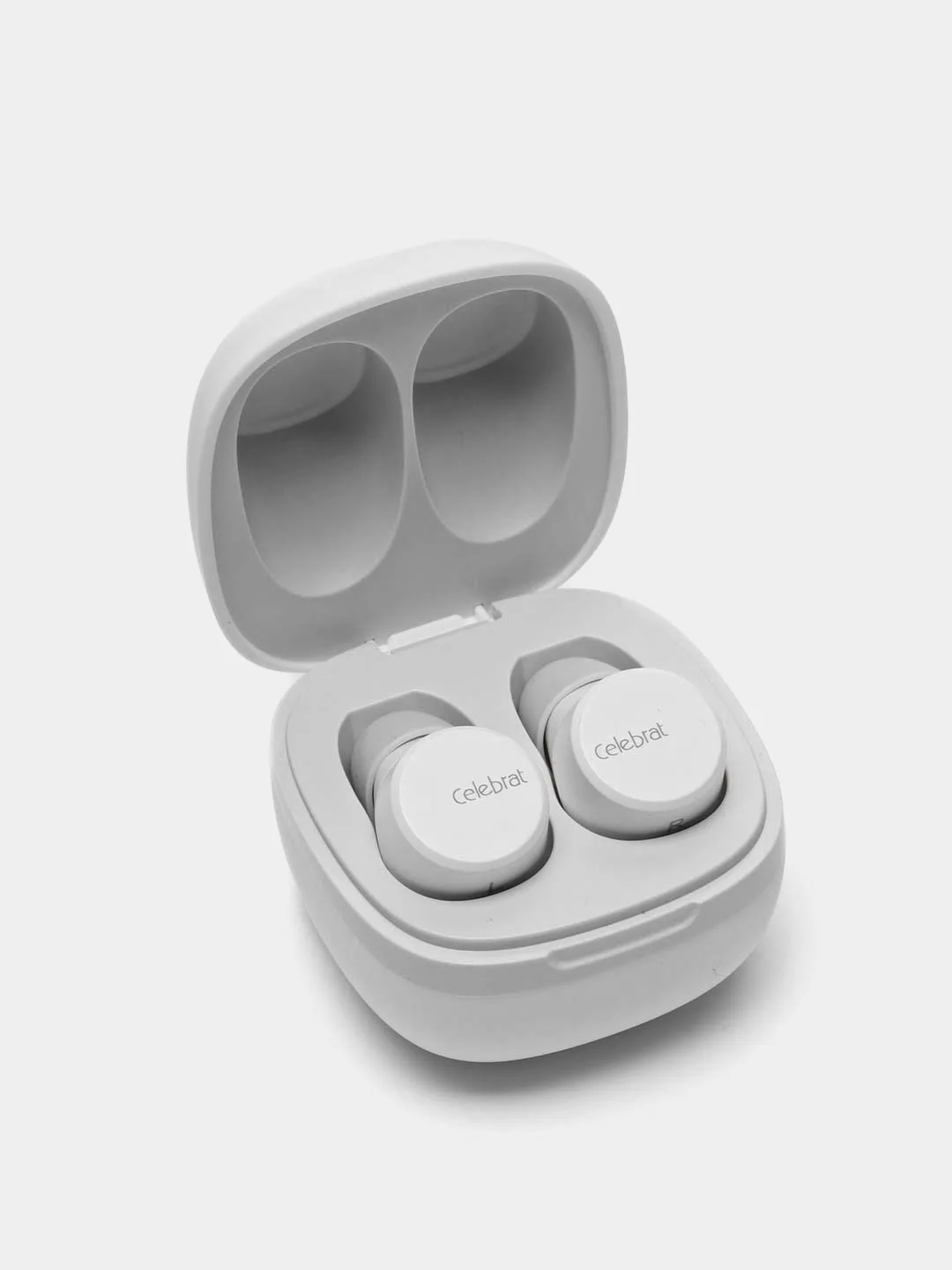Белый беспроводные стереонаушники Celebrat TWS-W1, 550 mAh