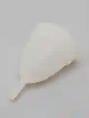 Белый менструальная чаша с мешочком