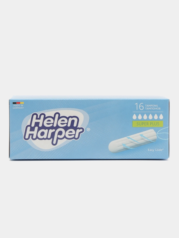 Тампоны гигиенические Helen Harper Super Plus, 6 капель, 16 штук