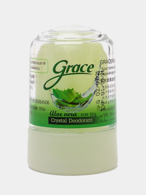 Натуральный тайский дезодорант кристалл Grace, АЛОЭ