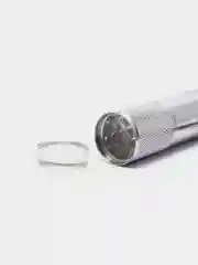 Серебряный ультрафиолетовый фонарик лампа со штампом, для маникюра и сушки ногтей