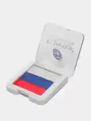 Тени для лица и тела: грим триколор российского флага