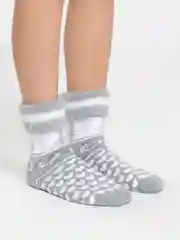 Пудровый женские шерстяные носки
