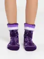 Бордовый женские шерстяные носки