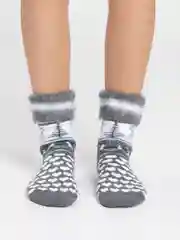 Кремовый женские шерстяные носки