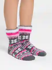 Алый женские шерстяные носки