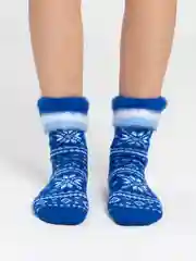 Лазурный женские шерстяные носки