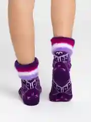 Вишнёвый женские шерстяные носки