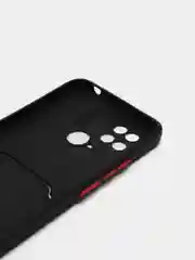 Черный чехол XIAOMI REDMI 10C / POCO C40 карман для пластиковой карты и с защитой камеры