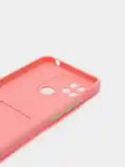 Розовый чехол XIAOMI REDMI 10C / POCO C40 карман для пластиковой карты и с защитой камеры
