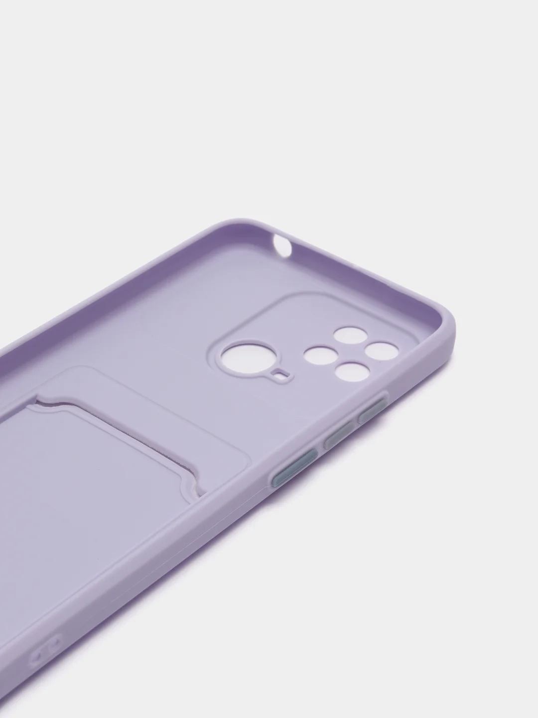 Лавандовый чехол XIAOMI REDMI 10C / POCO C40 карман для пластиковой карты и с защитой камеры