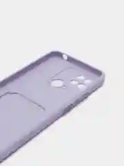 Лавандовый чехол XIAOMI REDMI 10C / POCO C40 карман для пластиковой карты и с защитой камеры