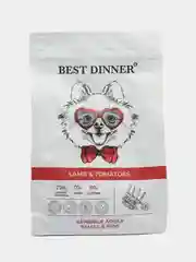 Сухой корм Best Dinner Adult Mini, Ягненок с томатами, для мелких пород собак, 1,5кг