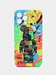 Салатовый чехол Kaws для iPhone 13 Pro Max