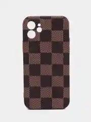 Тёмно-коричневый чехол KAWS для iPhone 12