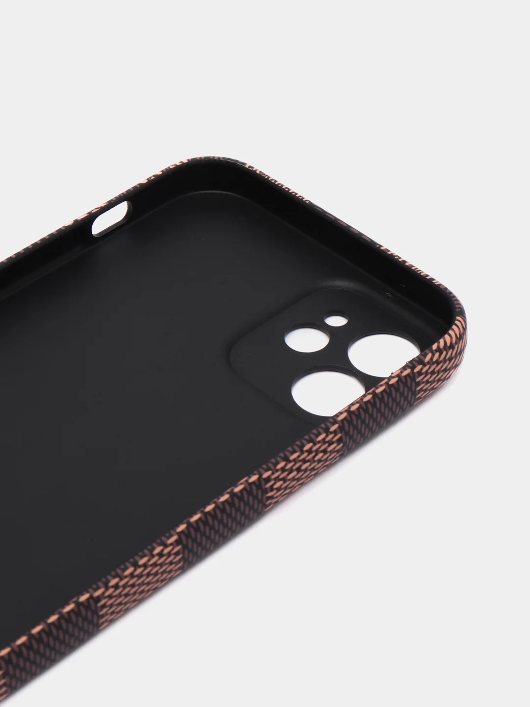 Тёмно-коричневый чехол KAWS для iPhone 12